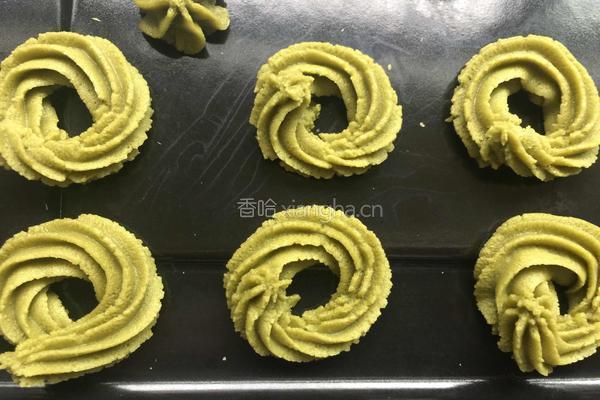 抹茶曲奇的做法图解4