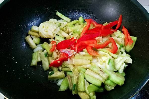 茄子炒鸡蛋的做法图解13