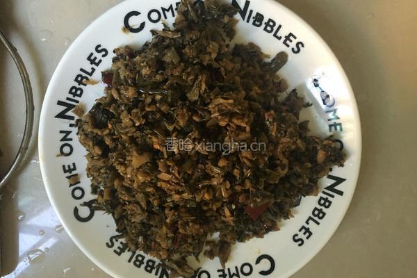 外婆菜肉末的做法图解2