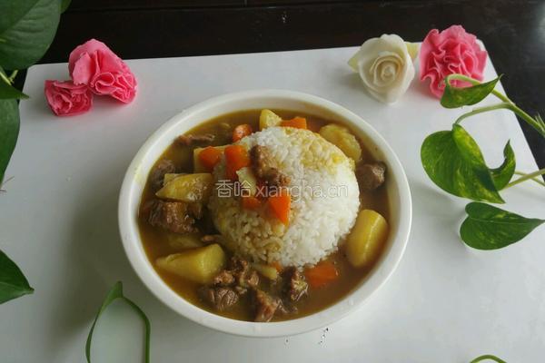 咖喱牛肉饭的做法图解6