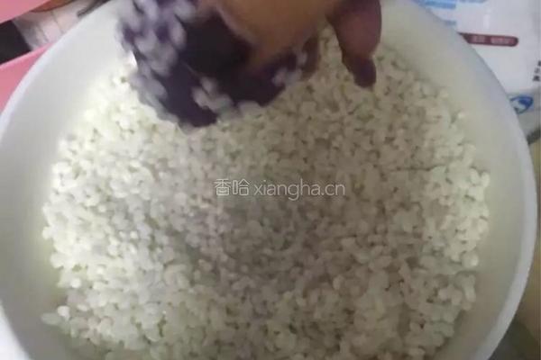 紫薯珍珠丸子的做法图解4