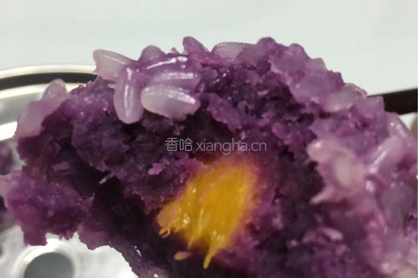 紫薯珍珠丸子的做法图解6