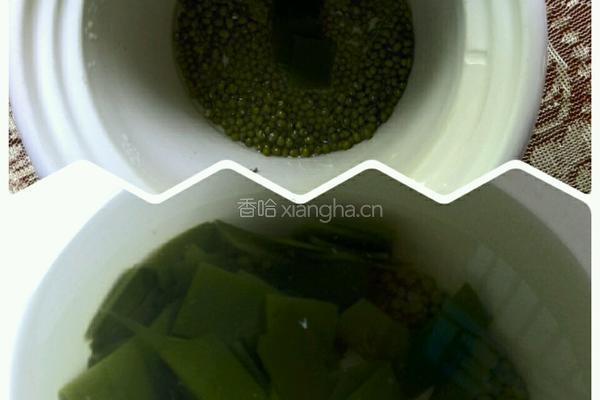 绿豆海带粥（炖锅版）的做法图解3