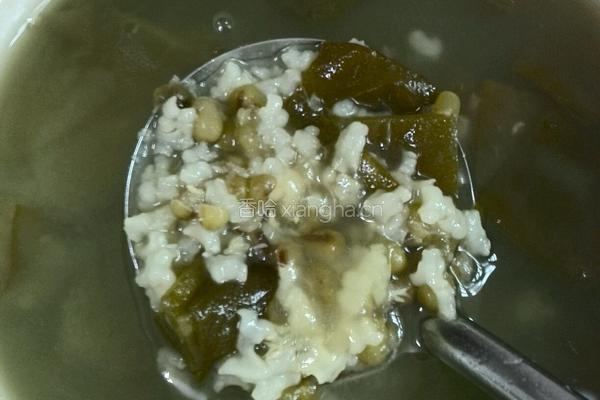 绿豆海带粥（炖锅版）的做法图解6