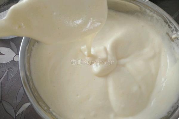 拉花戚风蛋糕(烤盘法）的做法图解14
