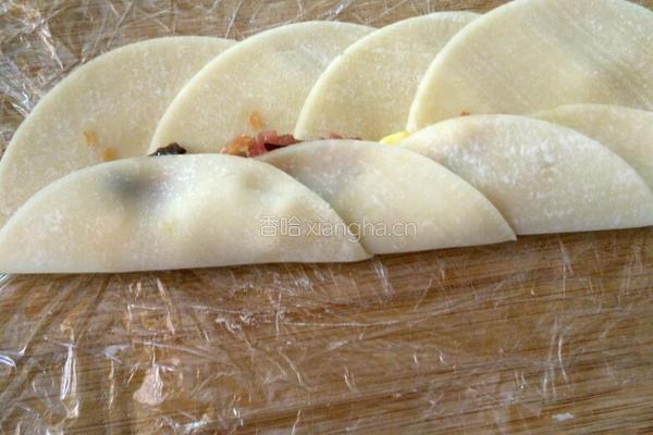 玫瑰花饺子的做法图解4