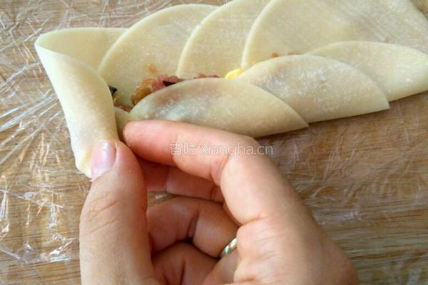 玫瑰花饺子的做法图解5