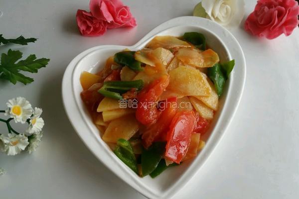 茄汁土豆片的做法图解5