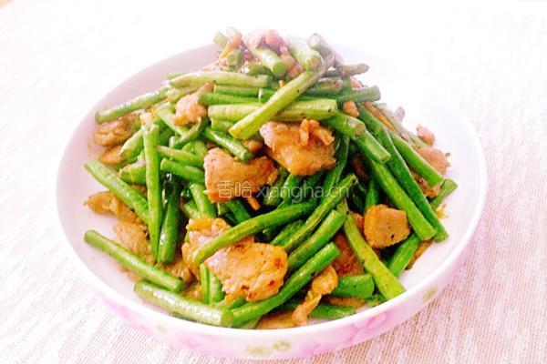 豆角炒肉的做法图解9