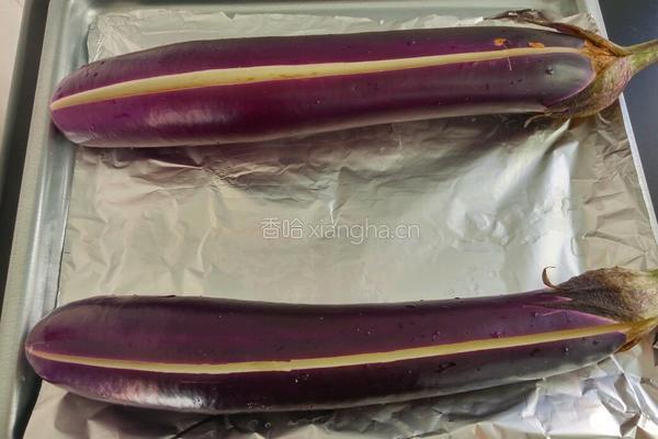 烤茄子的做法图解3