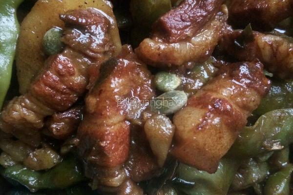 红烧肉豆角炖土豆的做法图解17