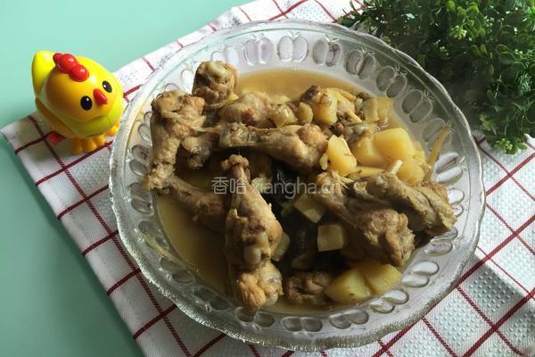 香菇土豆炖鸡腿