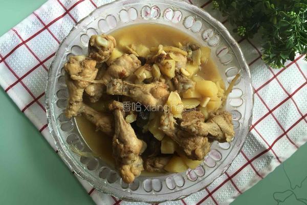 香菇土豆炖鸡腿的做法图解12
