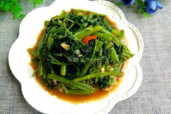 蚝油空心菜的做法图解9