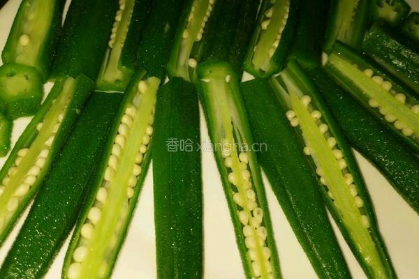 蒜香耗油秋葵的做法图解8