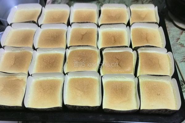 北海道戚风蛋糕20个方形杯的做法图解30
