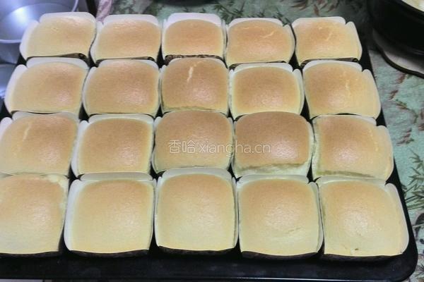 北海道戚风蛋糕20个方形杯的做法图解32