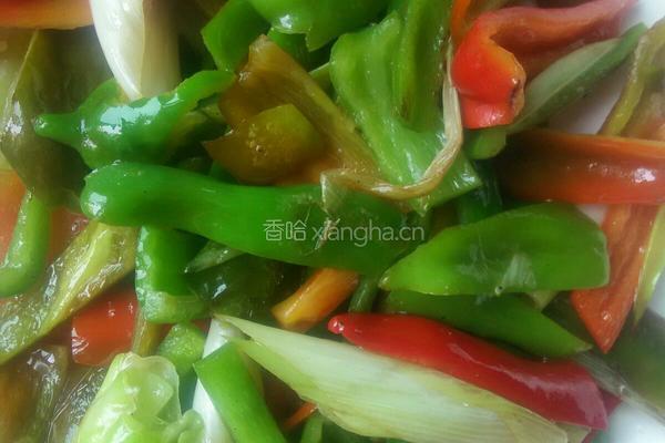 双椒鸭杂的做法图解6