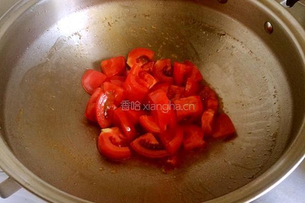 虾米豆腐番茄汤的做法图解4