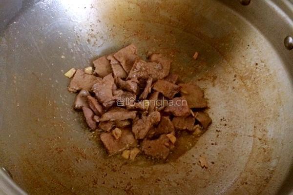 青椒猪肝小炒的做法图解8