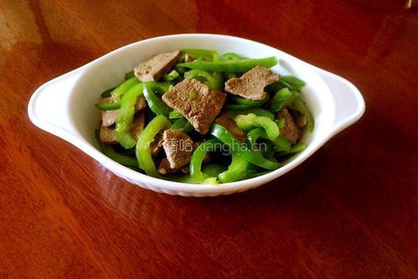 青椒猪肝小炒的做法图解14