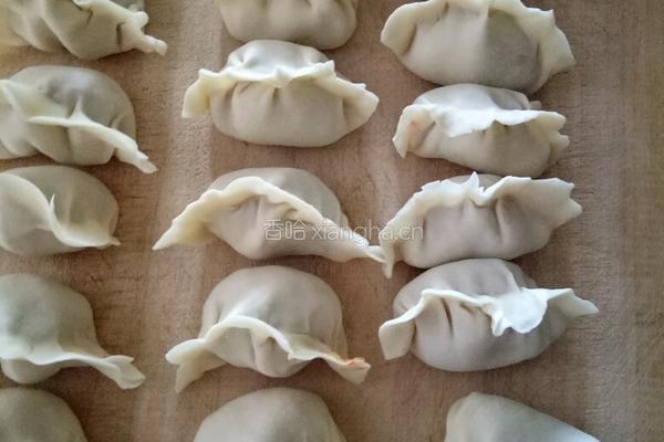 萝卜白菜羊肉饺子的做法图解3
