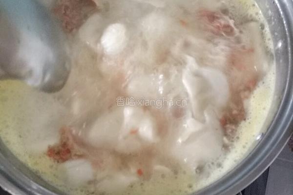萝卜白菜羊肉饺子的做法图解4