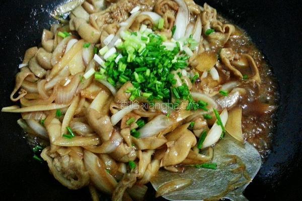 洋葱炒大肠的做法图解9