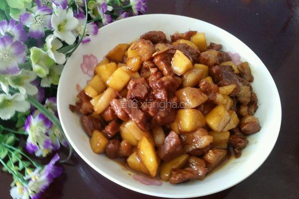 苹果烧肉的做法图解9