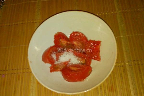 甜拌番茄的做法图解4