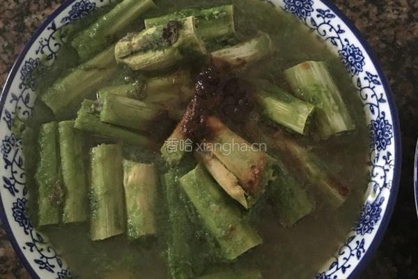 蒸霉菜杆