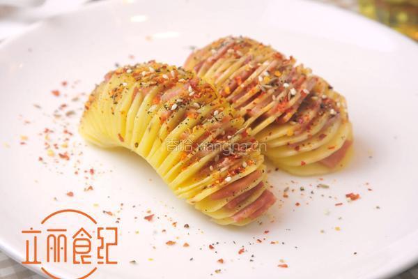 培根风琴土豆的做法图解7