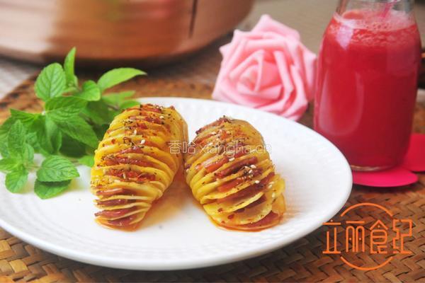 培根风琴土豆的做法图解11