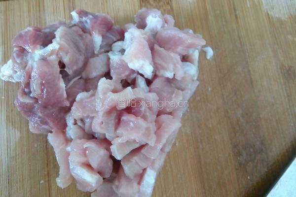干缸豆烧肉的做法图解4