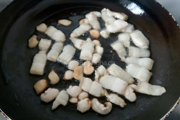 干缸豆烧肉的做法图解5