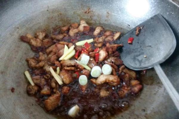 干缸豆烧肉的做法图解7