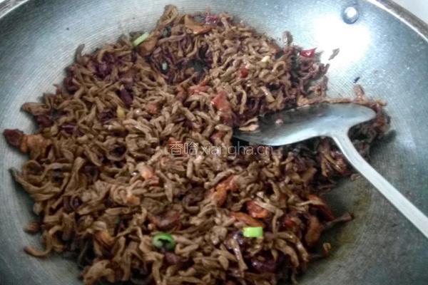 干缸豆烧肉的做法图解10