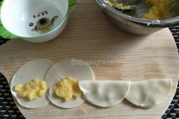 益糖玫瑰蒸饺(红薯泥馅)(糖尿病糖友食谱)(减肥瘦身适用)的做法图解6