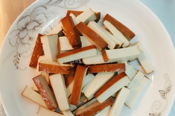 香干炒肉丝的做法图解2