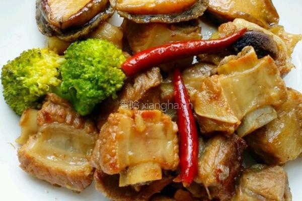 鲍鱼烧排骨的做法图解6