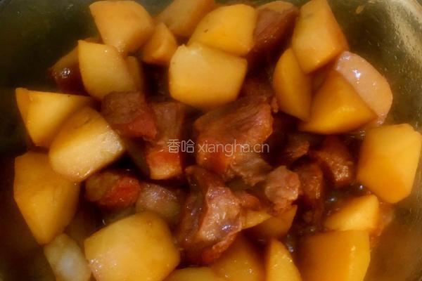 土豆烧肉的做法图解4