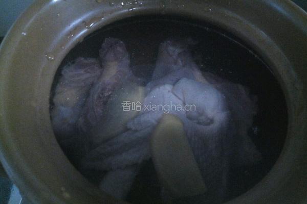 芭蕉花芯蕾老母鸡汤的做法图解6
