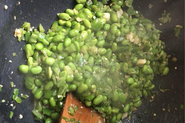 青椒毛豆的做法图解10