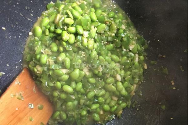 青椒毛豆的做法图解11
