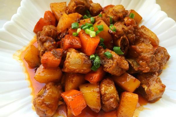 酱香土豆闷排骨的做法图解6