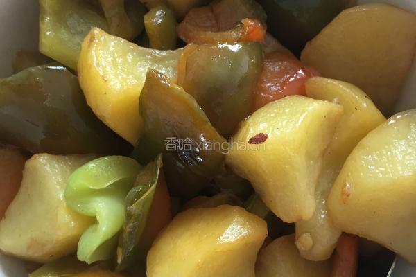 土豆青椒的做法图解3