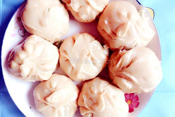 茴香南瓜馅笼包的做法图解7