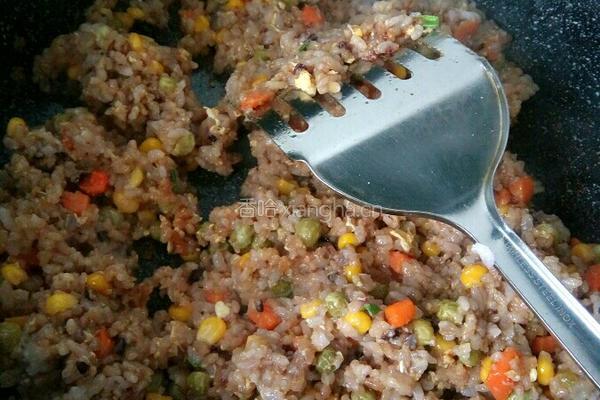 菜饭拼酱油的做法图解4