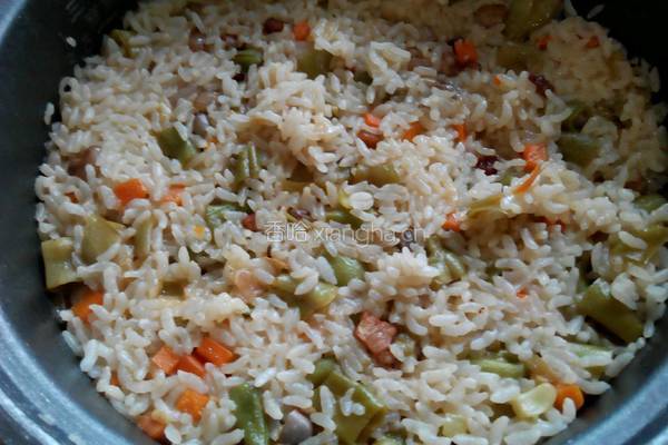 豆角干饭的做法图解10