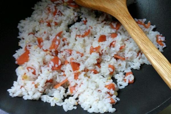 黄金蛋炒饭的做法图解9